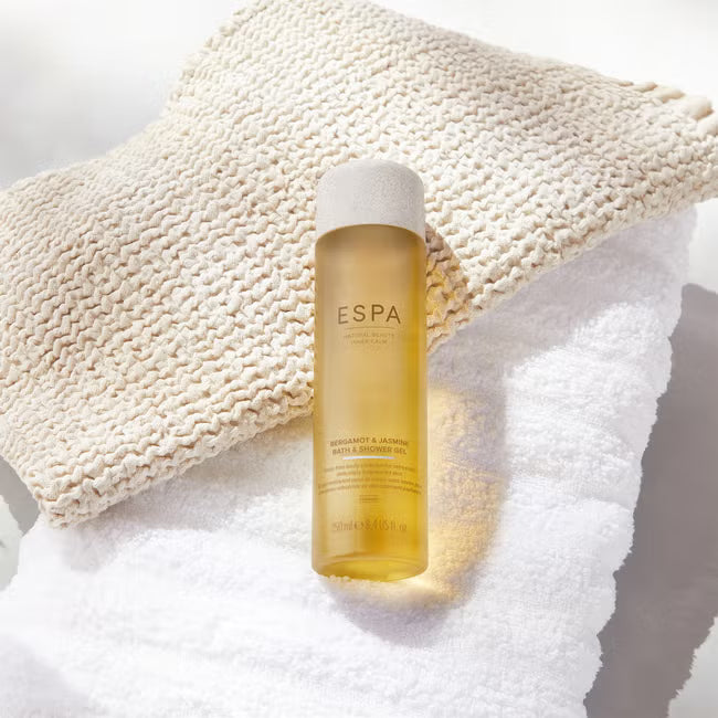 ESPA Bergamot and Jasmine Shower Gel, image 2, front