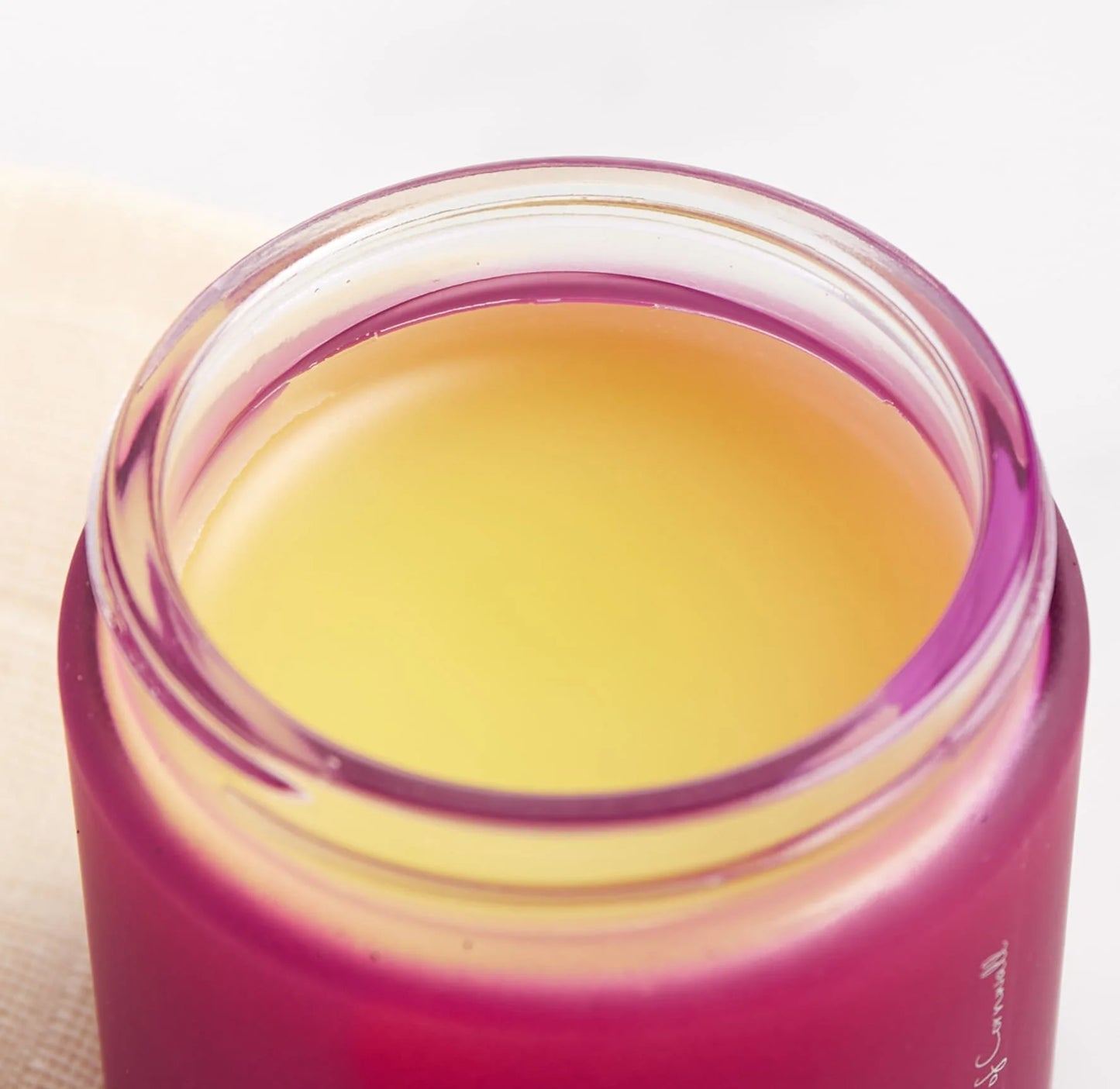 Made For Life Organics Balm Cleanser 50ml, top, lid off, texture