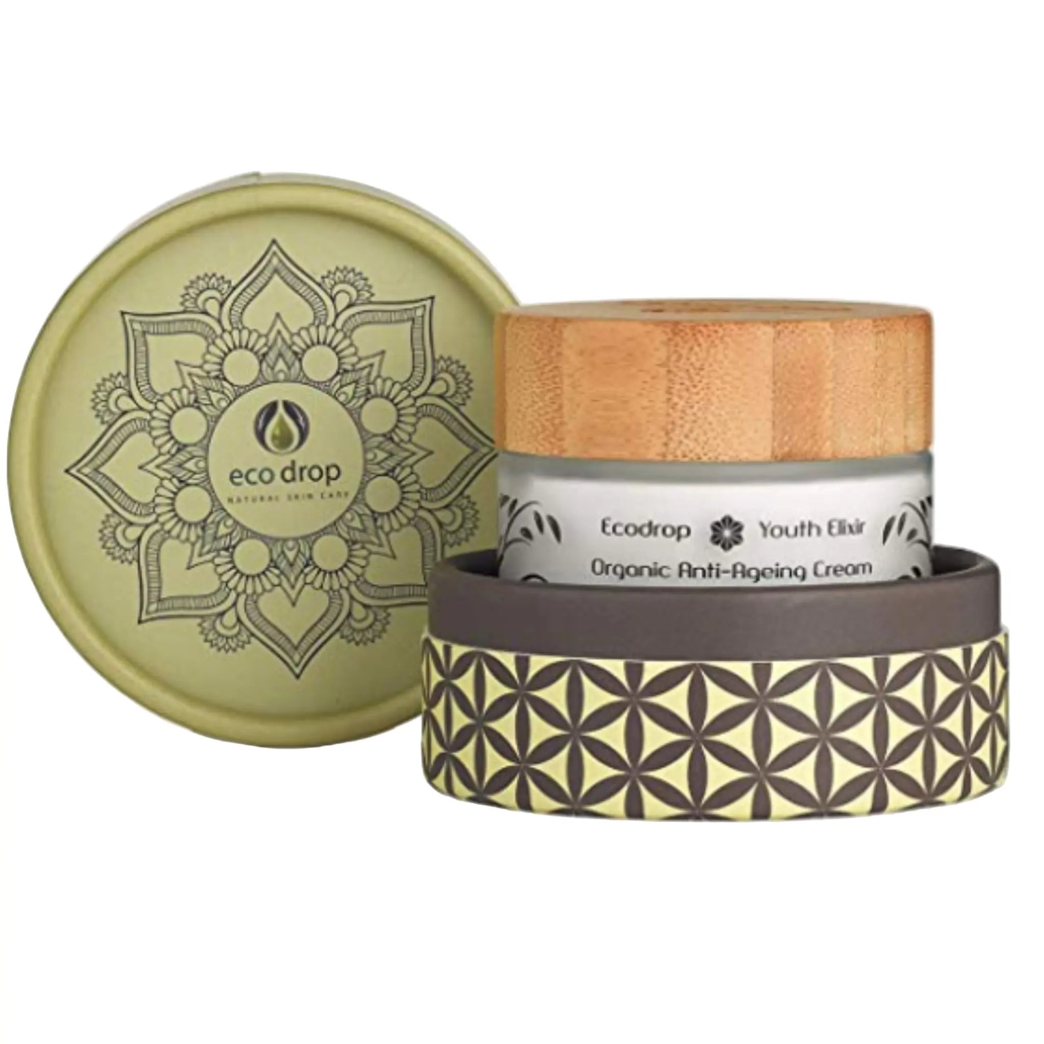 Youth Elixir Organic Anti-Ageing Cream with Hyaluronic Acid, Retinol & Argan Oil