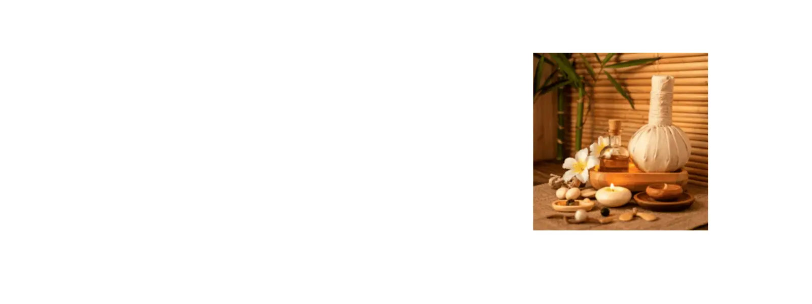 Spa Brands collection banner. Spa ingredients on a wooden spa background.
