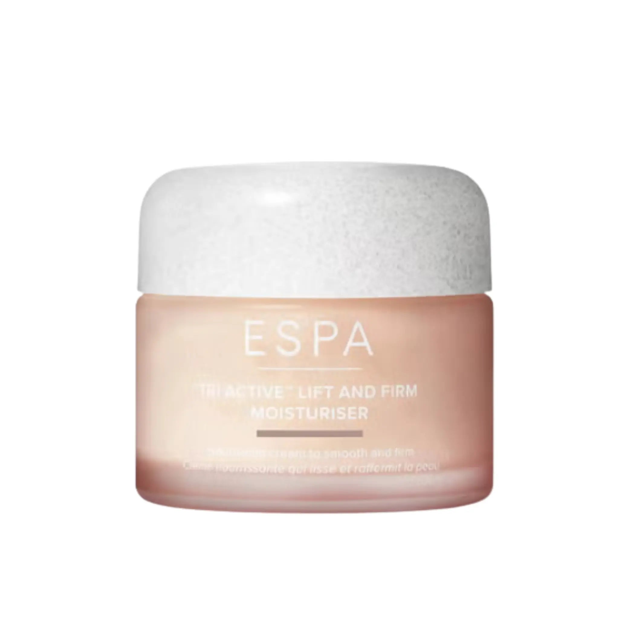 Espa moisturizer jar on a white background