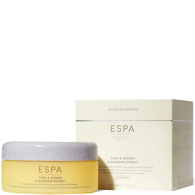 ESPA Yuzu & Ginger Cleansing Sorbet 100ml, with box, Front