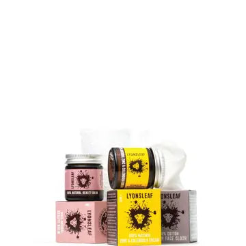 LYONSLEAF products including jars and boxes on a white background