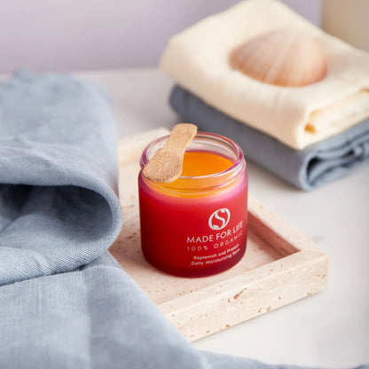 Made For Life Organics Moisturising Face Balm 50ml, open front