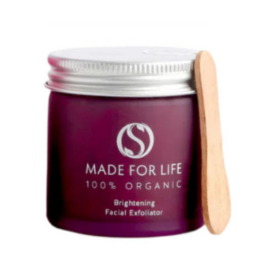 Made for Life Gentle Face Exfoliator, frontal, on a white background.