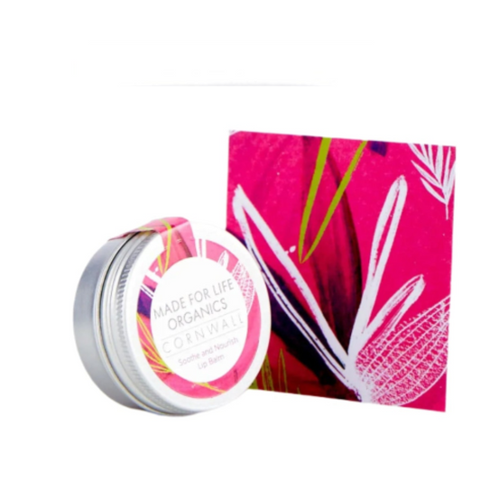 Made For Life Organics Natural Lip Balm 10ml, Side view